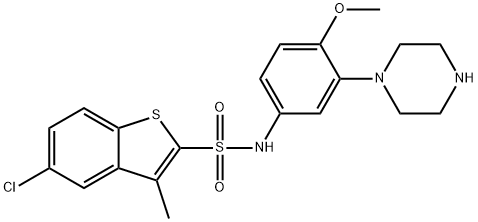 SB-271046 化学構造式