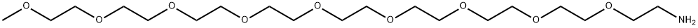 2,5,8,11,14,17,20,23,26-Nonaoxaoctacosan-28-amine Structure