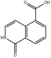1,2-Dihydro-1-oxo-5-isoquinolinecarboxylic acid Structure