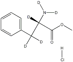 L-Phenylalanine-d5 Methyl Ester Hydrochloride Structure