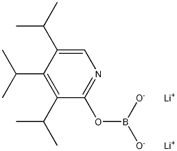 锂(吡啶-2-基)三异丙氧基硼酸, 213764-22-8, 结构式