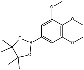 4,4,5,5-Tetramethyl-2-(3,4,5-trimethoxyphenyl)-1,3,2-dioxaborolane Structure