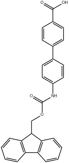 4'-(Fmoc-amino)-biphenyl-4-carboxylic acid Structure
