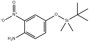 4-(tert-Butyldimethylsilyl)oxy-2-nitroaniline Struktur