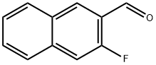 3-Fluoro-naphthalene-2-carboxaldehyde Struktur