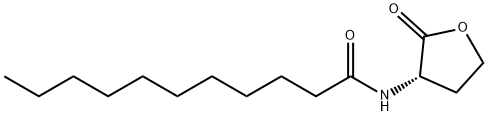 N-[(3S)-TETRAHYDRO-2-OXO-3-FURANYL]-UNDECANAMIDE 结构式