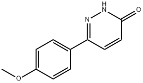 6-(4-甲氧苯基)哒嗪-3(2H)-酮,2166-33-8,结构式