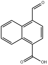 4-Formylnaphthalene-1-carboxylic acid Structure