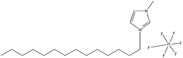 1-甲基-3-十四烷基咪唑六氟磷酸盐,219947-94-1,结构式