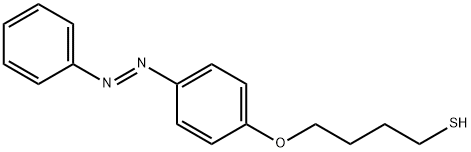 1-Butanethiol, 4-[4-[(1E)-phenylazo]phenoxy]- (9CI) Structure