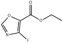4-Iodo-oxazole-5-carboxylic acid ethyl ester, 220580-92-7, 结构式