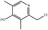2-クロロメチル-3,5-ジメチルピリジン-4-オール 化学構造式