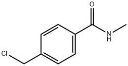 4-(クロロメチル)-N-メチルベンズアミド 化学構造式