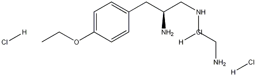 (S)-N1-(2-aminoethyl)-3-(4-ethoxyphenyl)propane-1,2-diamine.3HCl Struktur