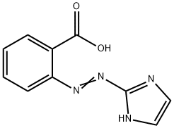 2-(2'-咪唑基偶氮)苯甲酸,222401-49-2,结构式