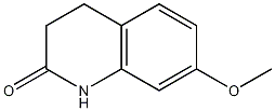 7-Methoxy-3,4-dihydro-1H-quinolin-2-one Struktur