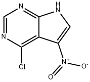 4-氯-5-硝基吡咯[2,3-D]并嘧啶 结构式