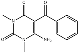 5-Benzoyl-6-amino-1,3-dimethyluracil Structure