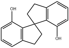 2,2',3,3'-Tetrahydro-1,1'-spirobi[1H-indene]-7,7'-diol Struktur