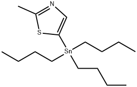 2-甲基-5-(三丁基锡)噻唑, 223418-75-5, 结构式