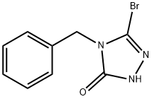4-Benzyl-3-bromo-2-1,2,4-triazolin-5-one 结构式