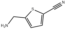 5-(氨基甲基)-2-噻吩甲腈, 227279-10-9, 结构式