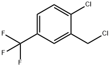 2-Chloro-5-trifluoromethylbenzyl chloride Structure