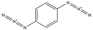 p-ジアジドベンゼン 化学構造式