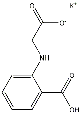 N-(2-CARBOXYPHENYL)-GLYCINE MONOPOTASSIUM SALT Structure