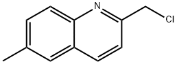 2-(氯甲基)-6-甲基喹啉,22989-38-4,结构式