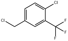 3-trifluoromethyl-4-chlorobenzyl chloride Structure