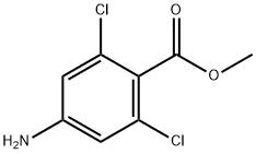 Methyl 2,6-dichloro-4-aminobenzoate Structure