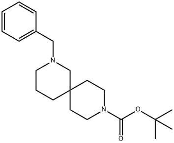 2,9-Diazaspiro[5.5]undecane-9-carboxylic acid, 2-(phenylmethyl)-, 1,1-dimethylethyl ester|2-苄基-2,9-二氮杂螺[5.5]十一烷-9-羧酸叔丁酯