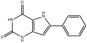 2-mercapto-6-phenyl-5H-pyrrolo[3,2-d]pyrimidin-4-ol Structure