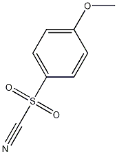 Benzenesulfonyl cyanide, 4-methoxy- Struktur