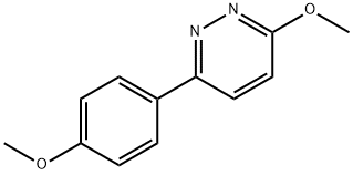 3-methoxy-6-(4-methoxyphenyl)pyridazine Struktur