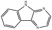 5H-吡嗪[2,3-B]吲哚 结构式