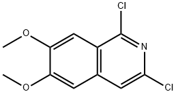 1,3-二氯-6,7-二甲氧基异喹啉 结构式