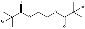Ethylene bis(2-bromoisobutyrate) Struktur