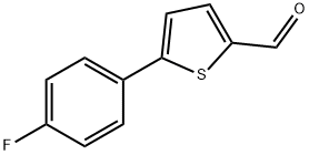 5-(4-Fluorophenyl)thiophene-2-carboxaldehyde 化学構造式