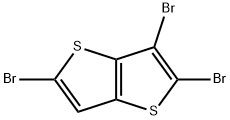 2,3,5-トリブロモチエノ[3,2-B]チオフェン 化学構造式