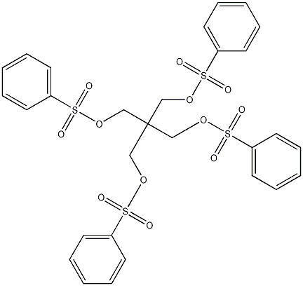 benzenesulfonic acid [3-phenylsulfonyloxy-2,2-bis(phenylsulfonyloxymethyl)propyl] ester Structure