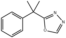 2-(1-甲基-1-苯乙基)-1,3,4-恶二唑 结构式