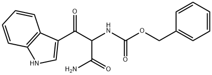 (L)-N-Benzyloxycarbonyl--oxo-tryptophaneamide Structure