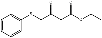 4-(苯硫基)乙酰乙酸乙酯 结构式