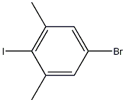 1-Bromo-3,5-dimethyl-4-iodobenzene Structure