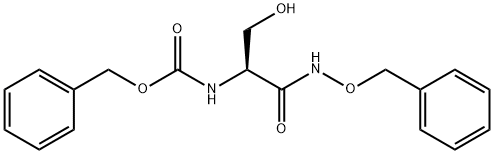 (S)-[1-[(Benzyloxy)carbamoyl]-2-hydroxyethyl]carbamic Acid Benzyl Ester 结构式
