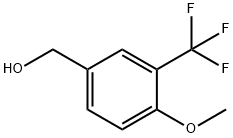 (4-methoxy-3-(trifluoromethyl)phenyl)methanol Struktur