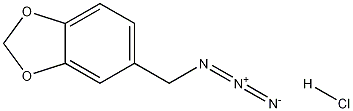 5-(azidomethyl)benzo[d][1,3]dioxole hydrochloride Structure