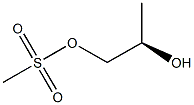 メタンスルホン酸(2R)-2-ヒドロキシ-1-プロピル 化学構造式